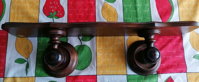 Accesorios baño madera rusticos + regalo