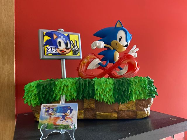 Estatua Sonic F4F Resina 25 Aniversario