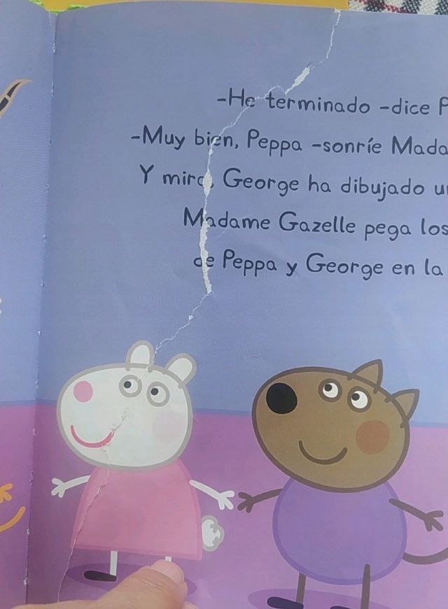 Lote de 3 libros Peppa pig