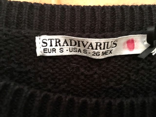 Jersey negro talla S