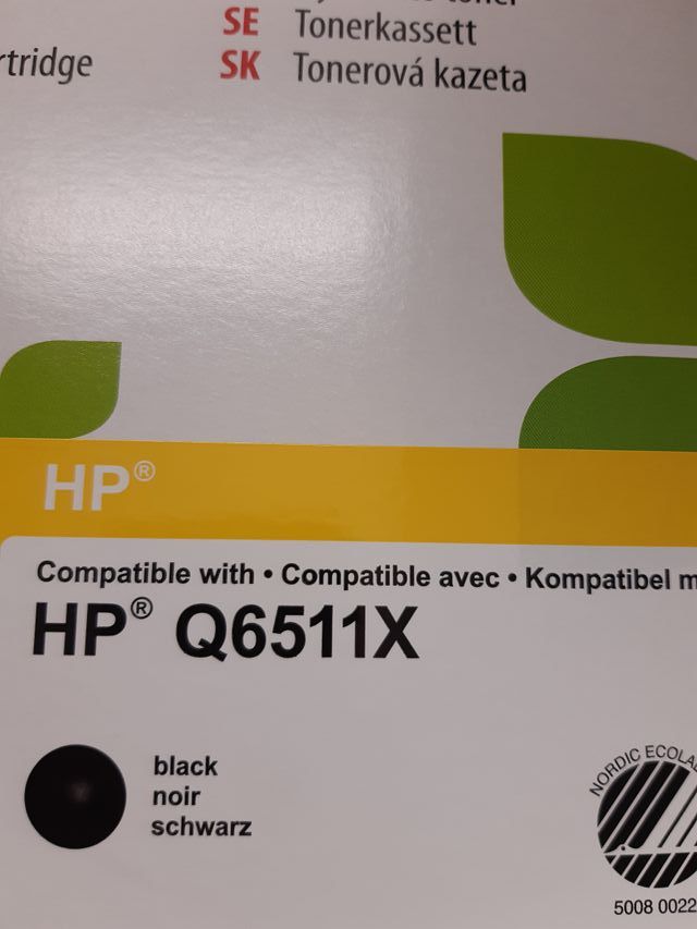Toner Laserjet Q6511X, Negro