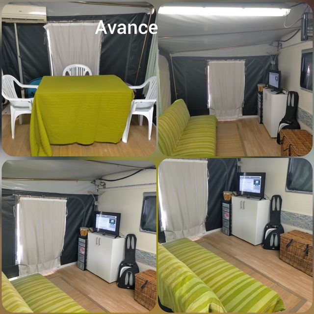 Caravana fija en camping de segunda mano por 9.000 € en Sevilla en WALLAPOP