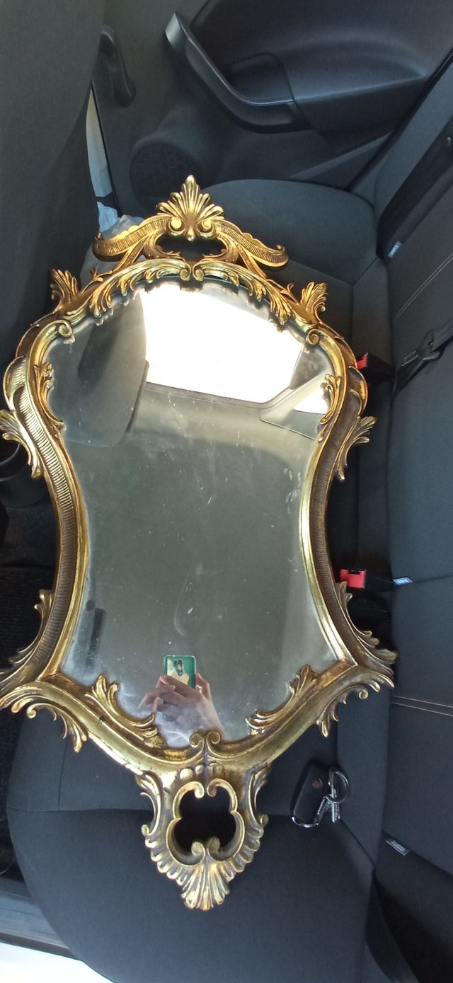 Espejo madera estilo vintage