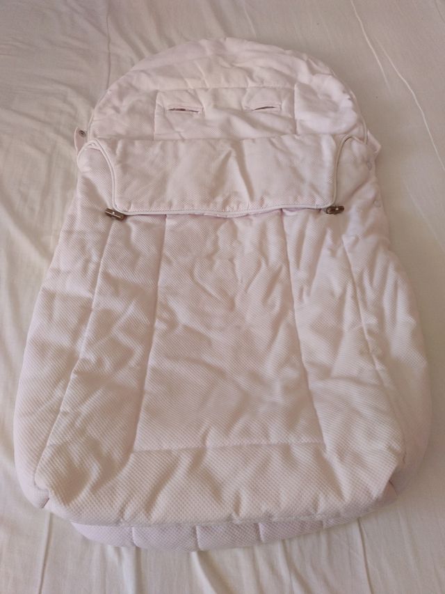 SACO CARRITO BEBECAR ROSA CLARO