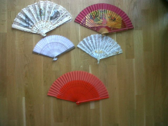 lote 4 abanicos