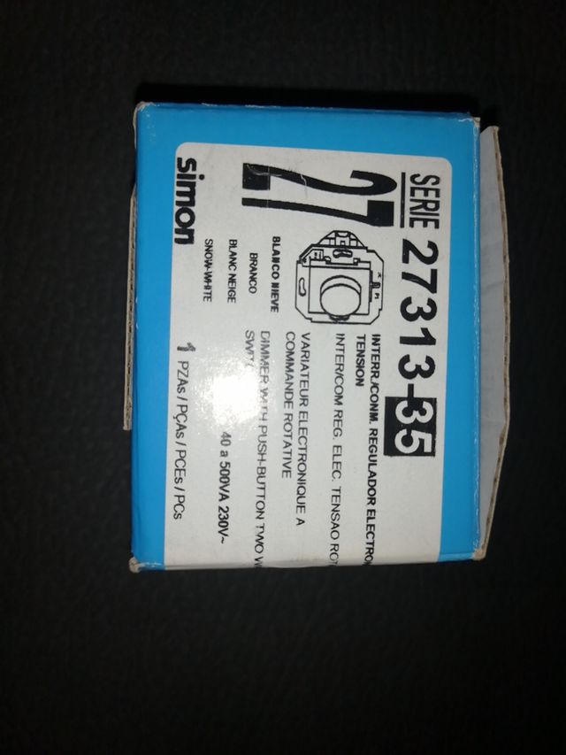 interruptor regulador Simon Nuevo