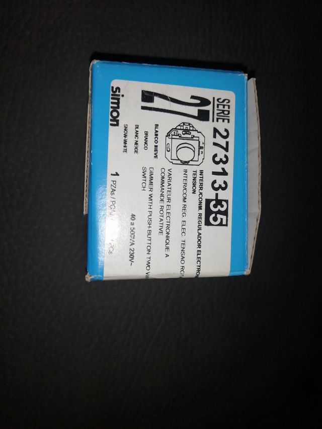 interruptor regulador Simon Nuevo