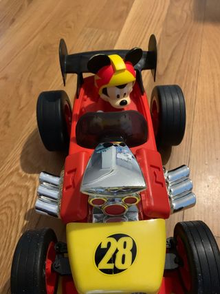 coche teledirigido mickey y los superpilotos
