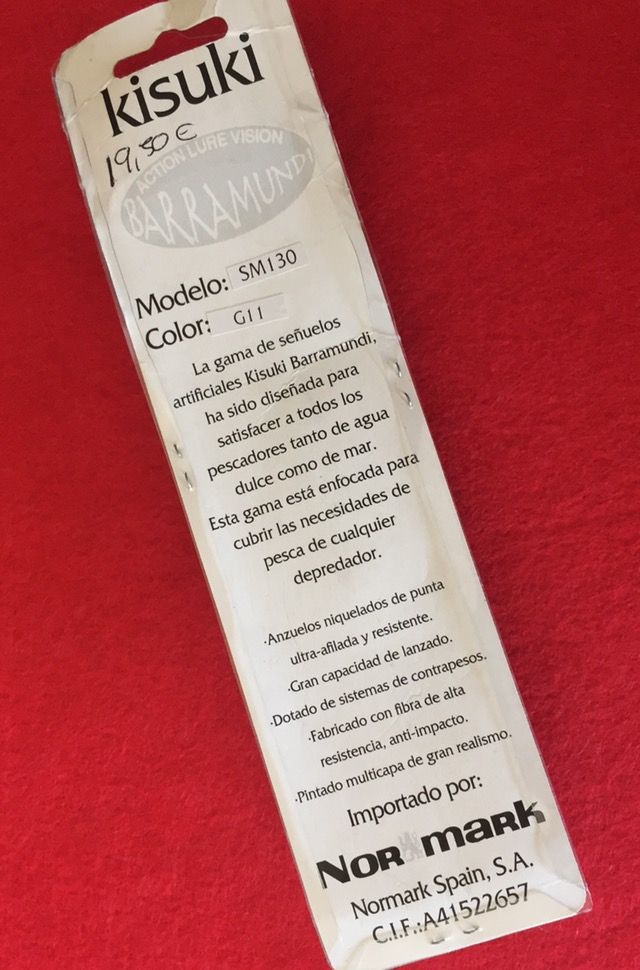 ARTIFICIAL PESCA MAR Y DULCE SEÑUELO NORMARK