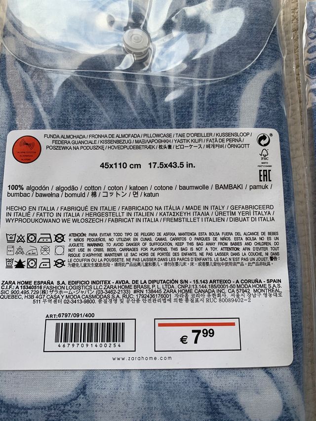 Juego de cama de 90 Zara Home nuevo