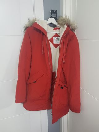 parkas pull and bear hombre