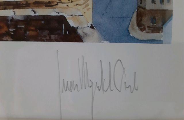 2 Acuarelas de J.M. Prada.