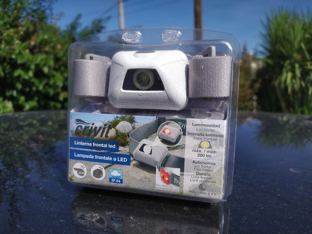 Linterna frontal LED