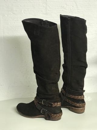 BOTAS FLUXA  MOSQUETERAS PIEL  T. 38