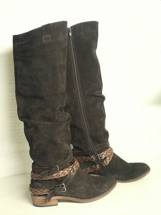 BOTAS FLUXA  MOSQUETERAS PIEL  T. 38