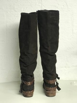 BOTAS FLUXA  MOSQUETERAS PIEL  T. 38