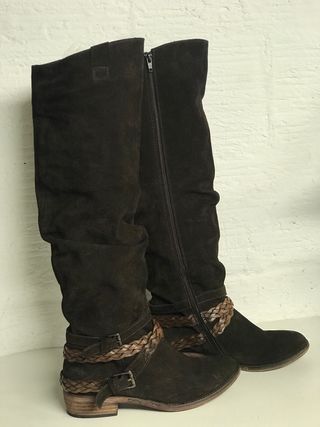 BOTAS FLUXA  MOSQUETERAS PIEL  T. 38