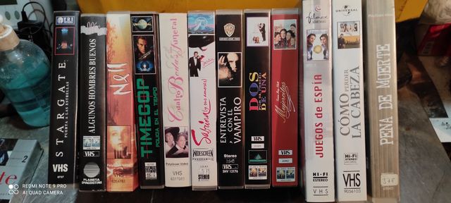 100 peliculas variadas VHS