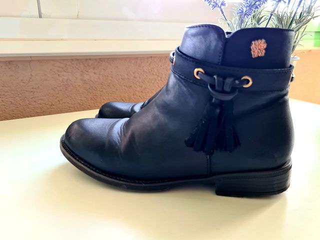 botines piel 33 niña