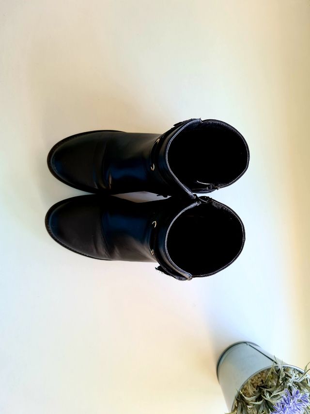 botines piel 33 niña