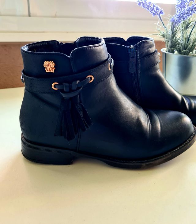 botines piel 33 niña