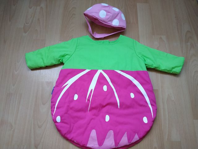 disfraz fresa bebé un solo uso