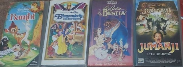 Películas de vídeo VHS originales