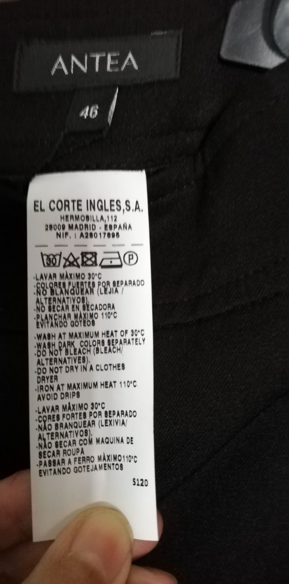 Falda negra Antea T. 46