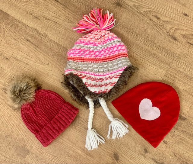 2 Gorros de lana muy coloridos x 5€