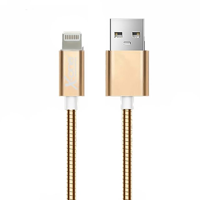 Cable USB metal iPhone Oro Rosa