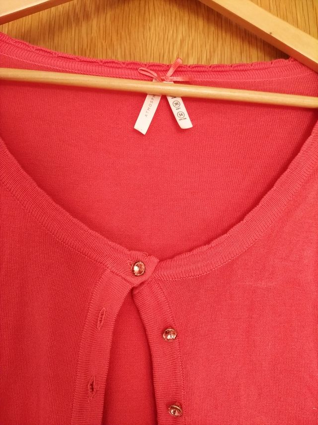 Chaqueta fina coral (S).