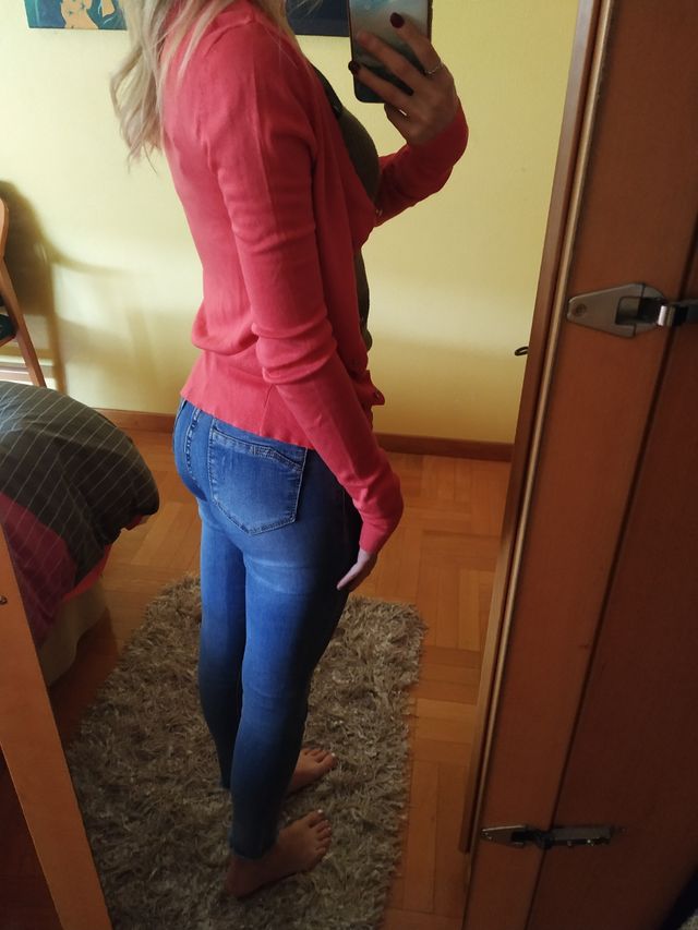 Chaqueta fina coral (S).