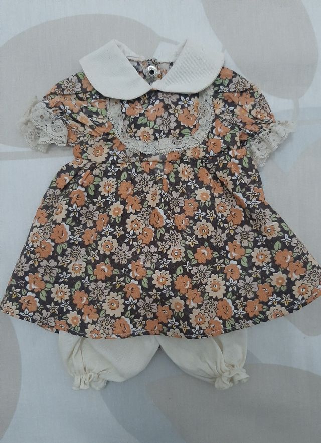 Vestido de muñeca Lacitos de Jesmar. Época Nancy.