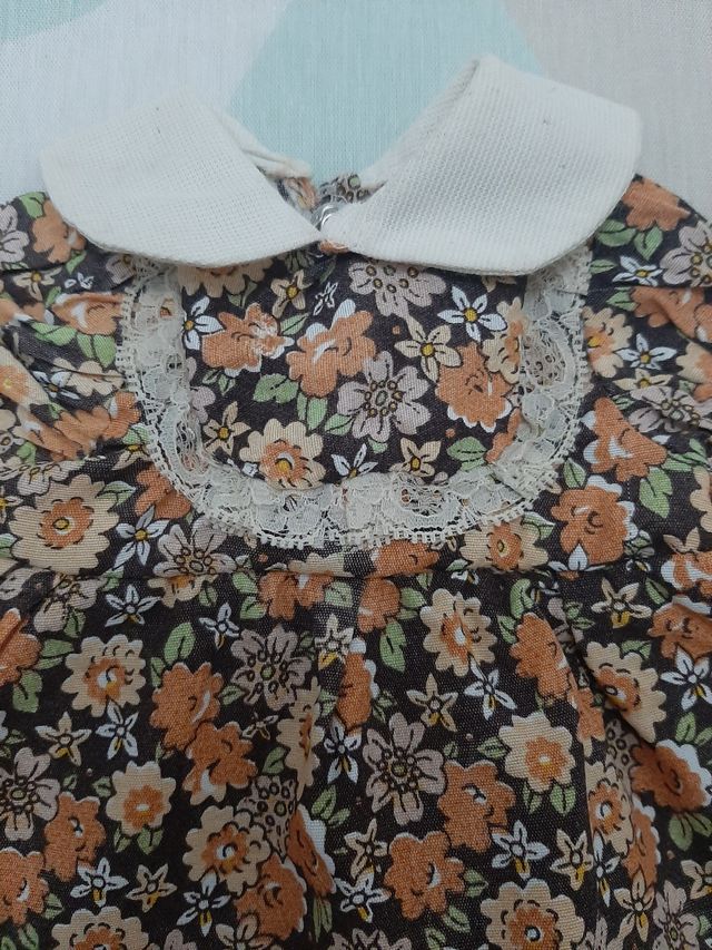 Vestido de muñeca Lacitos de Jesmar. Época Nancy.