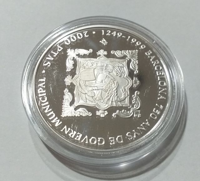 MONEDA 750 AÑOS GOBIERNO MUNICIPAL BCN 1999