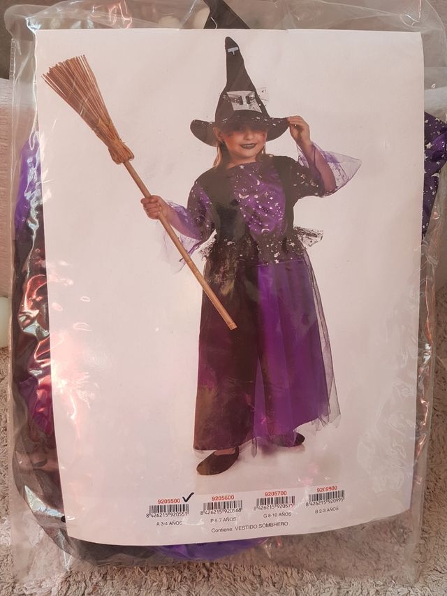 Disfraz bruja