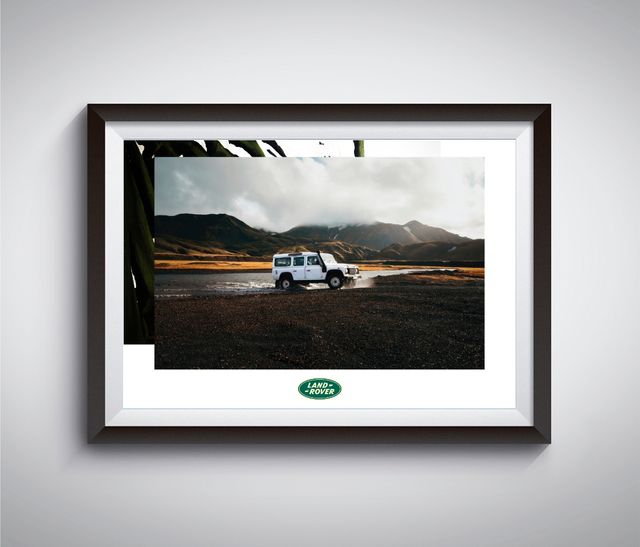 carteles de epoca land rover