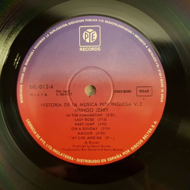 MUNGO JERRY: Historia Vol. 2