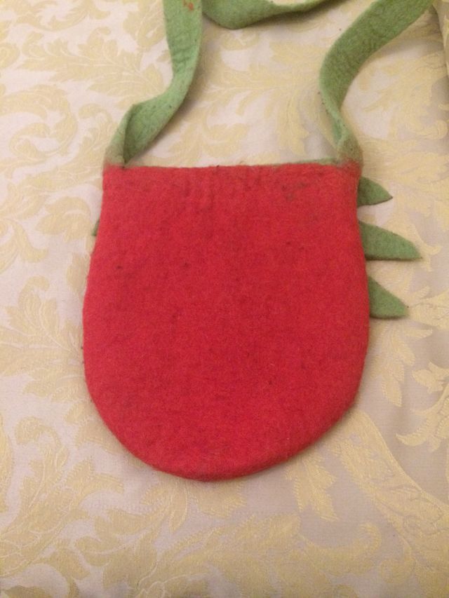 Bolso fresa de lana pura 