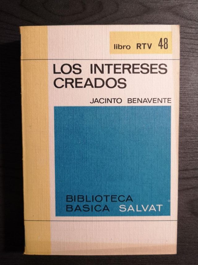 Los Intereses Creados Jacinto Benavente Bibli De Segunda Mano Por 3 Eur En Avilés En Wallapop