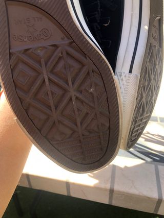 zapatillas converse con flecos