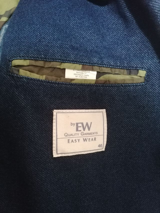 Nuovo! Giacca americana El Corte Ingles