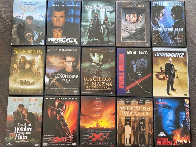 Colección 15 pelis DVD