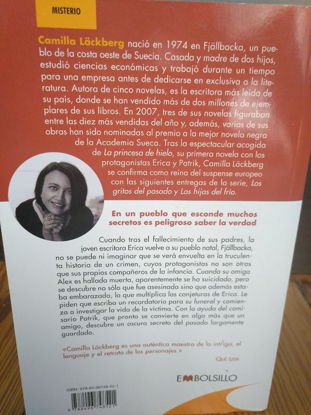 Libro La princesa de hielo