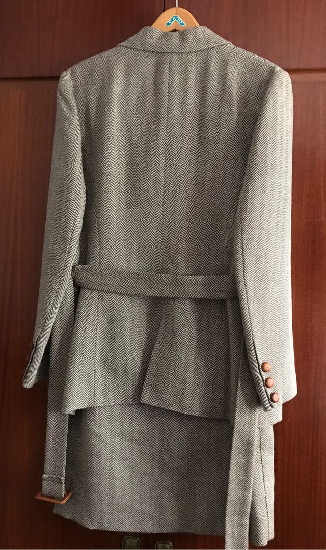 Traje falda larga 50% lana