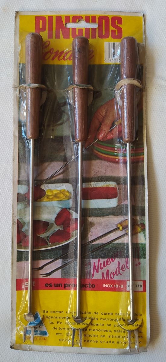 Pack 3 pinchos para foundue