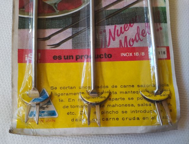 Pack 3 pinchos para foundue