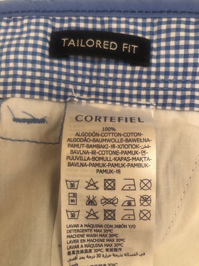 Bermudas de hombre azul. Talla 40. Cortefiel