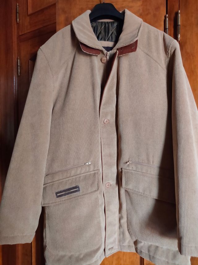 Chaqueta de pana de hombre