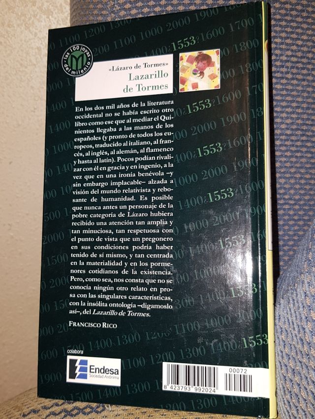 Lazarillo de Tormes.